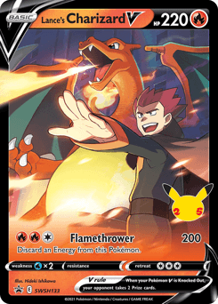 Lance's Charizard V - Holofoil
