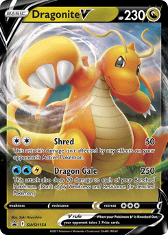 Dragonite V - Holofoil
