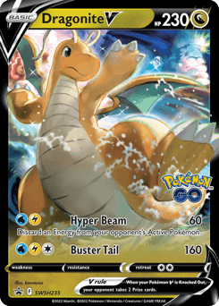 Dragonite V - Holofoil