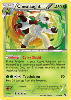 Chesnaught - Reverse Holofoil