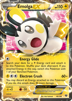 Emolga-EX - Holofoil