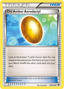 Old Amber Aerodactyl - Normal