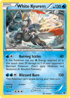 White Kyurem - Reverse Holofoil