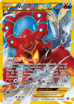 Volcanion-EX - Holofoil