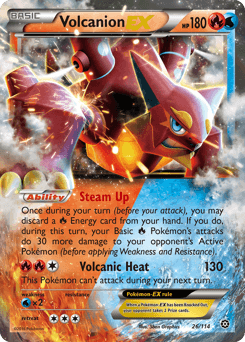 Volcanion-EX - Holofoil