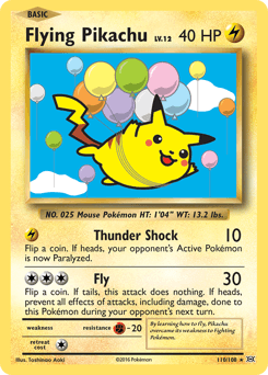 Flying Pikachu - Normal