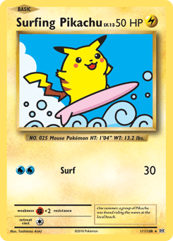 Surfing Pikachu - Normal