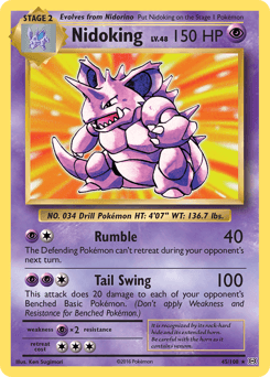 Nidoking - Reverse Holofoil