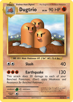 Dugtrio - Normal