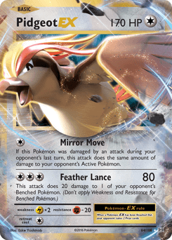 Pidgeot-EX - Holofoil