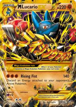M Lucario-EX - Holofoil