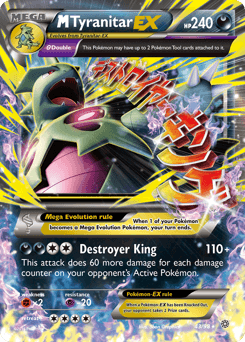 M Tyranitar-EX - Holofoil