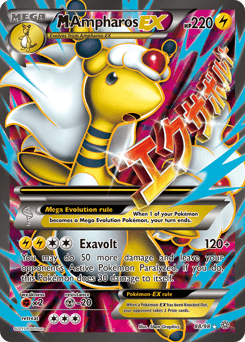 M Ampharos-EX - Holofoil
