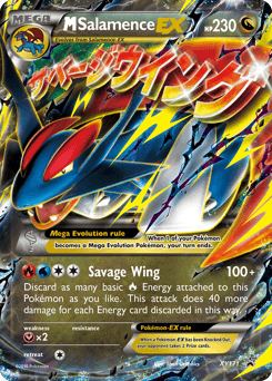 M Salamence-EX - Holofoil