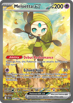 Meloetta ex - Holofoil