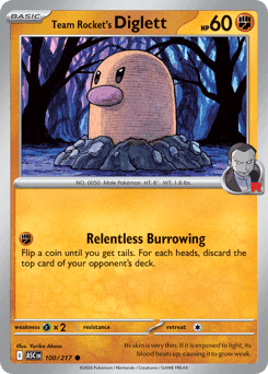 Team Rocket's Diglett - Normal