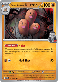 Team Rocket's Dugtrio - Normal