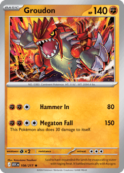Groudon - Reverse Holofoil