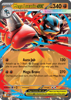Mega Lucario ex - Holofoil