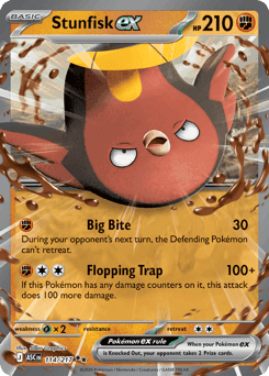 Stunfisk ex - Holofoil
