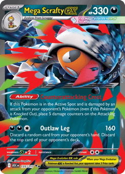 Mega Scrafty ex - Holofoil
