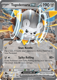 Togedemaru ex - Holofoil