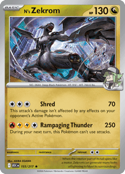 N's Zekrom - Reverse Holofoil