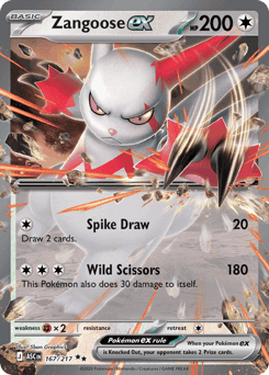 Zangoose ex - Holofoil