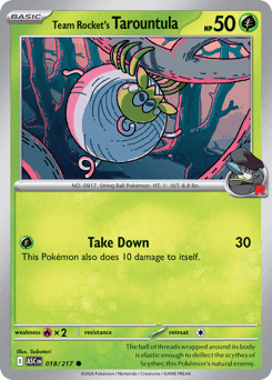 Team Rocket's Tarountula - Normal