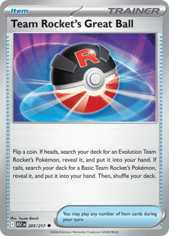 Team Rocket's Great Ball - Normal