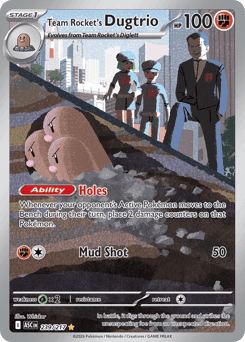 Team Rocket's Dugtrio - Holofoil