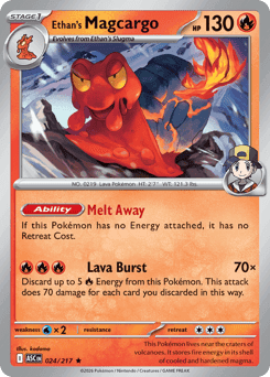 Ethan's Magcargo - Reverse Holofoil