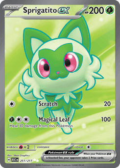 Sprigatito ex - Holofoil