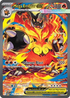 Mega Emboar ex - Holofoil