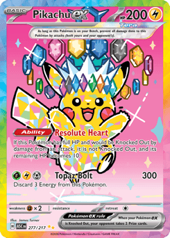 Pikachu ex - Holofoil
