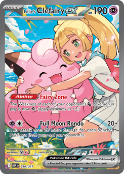 Lillie's Clefairy ex - Holofoil