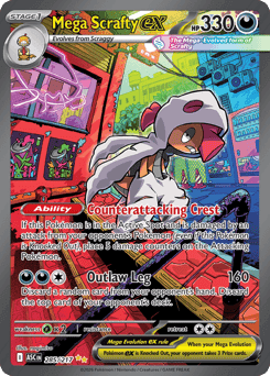 Mega Scrafty ex - Holofoil