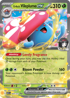 Erika's Vileplume ex - Holofoil