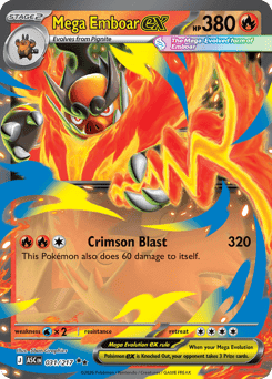 Mega Emboar ex - Holofoil