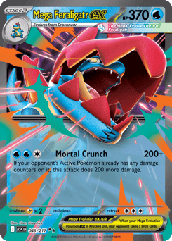 Mega Feraligatr ex - Holofoil