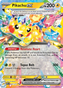 Pikachu ex - Holofoil
