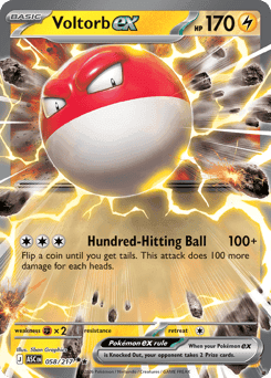 Voltorb ex - Holofoil