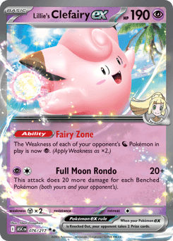 Lillie's Clefairy ex - Holofoil
