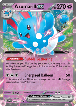 Azumarill ex - Holofoil