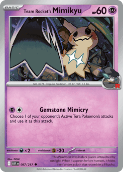 Team Rocket's Mimikyu - Normal