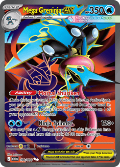 Mega Greninja ex - Holofoil