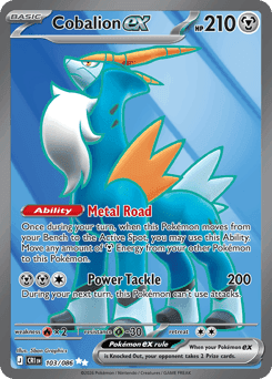 Cobalion ex - Holofoil