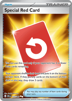 Special Red Card - Holofoil