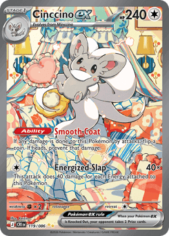 Cinccino ex - Holofoil