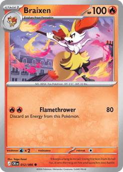 Braixen - Normal